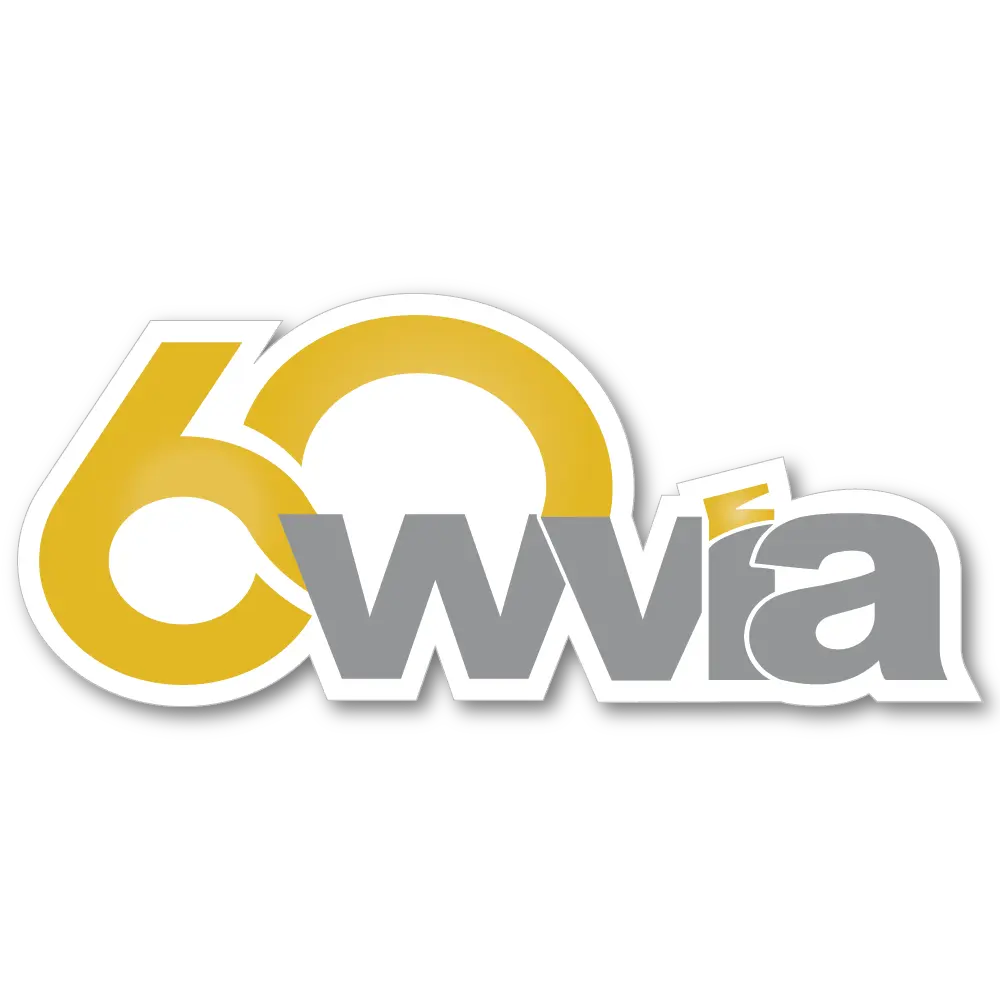 WVIA - 60 Years Sticker
