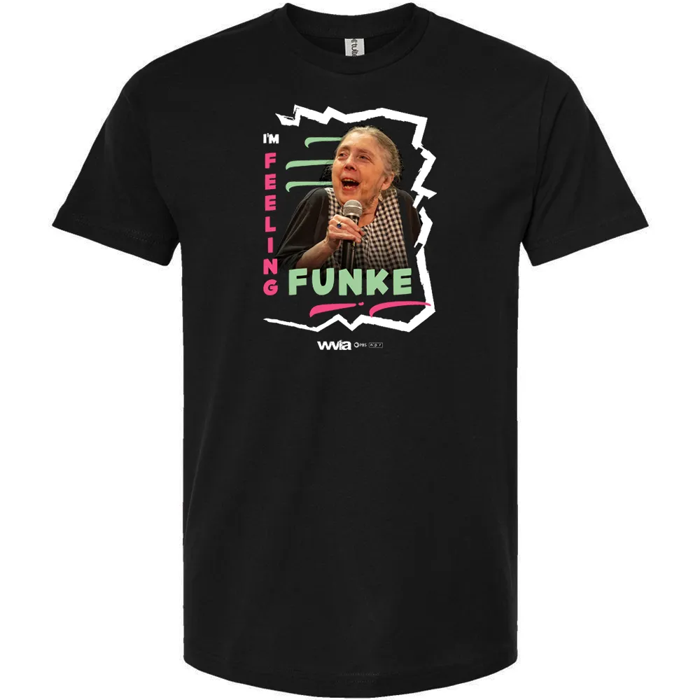 [202-S-Black] WVIA Feeling Funke T-shirt (S)