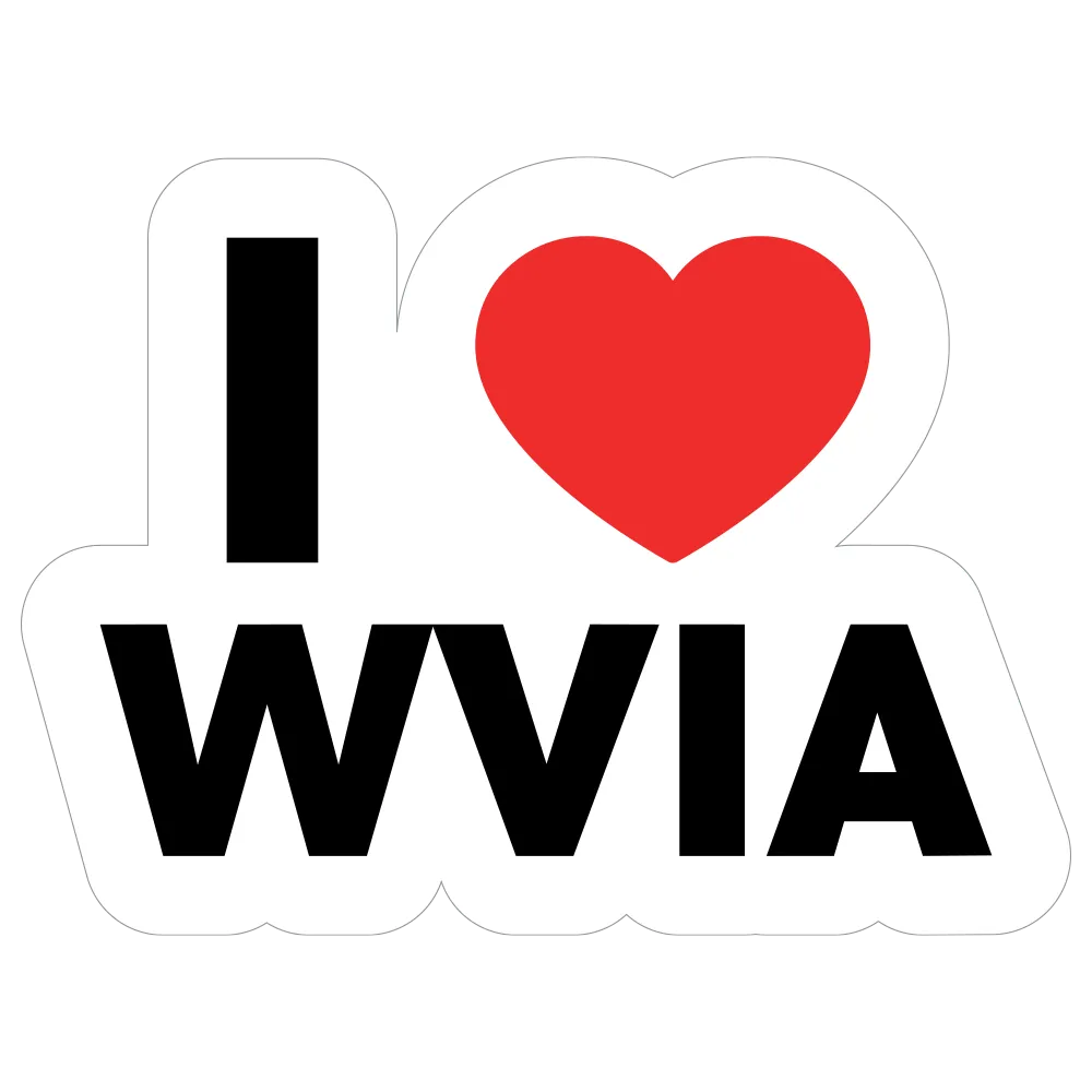 I Heart WVIA Sticker